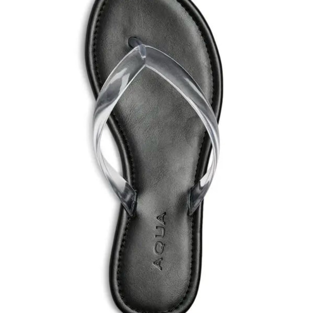 AQUA Nuev sandal - clear jelly strap